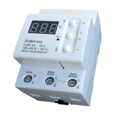 Реле напряжения ZUBR D40